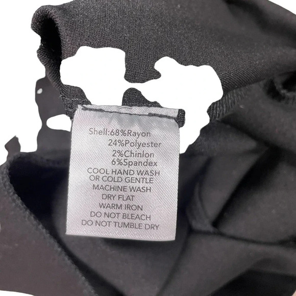 Tiger Mist Black Spaghetti Tie Strap Swing Tank Top Size XS - Picture 11 of 11